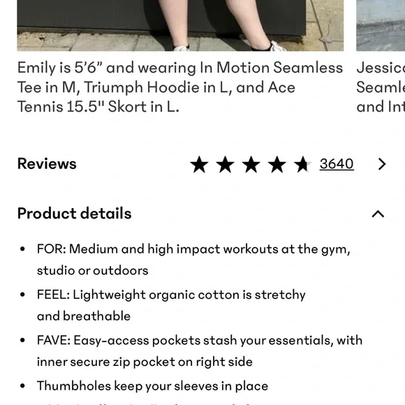 3X Athleta Triumph Hoodie Black - Picture 8 of 8